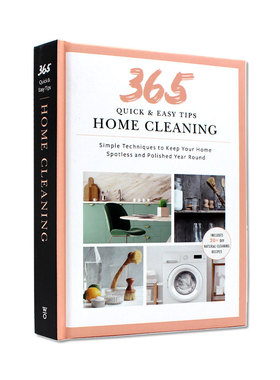 现货 365 Quick & Easy Tips: Home Cleaning 快速简单家庭清洁指南 全年365天保持干净 英文原版