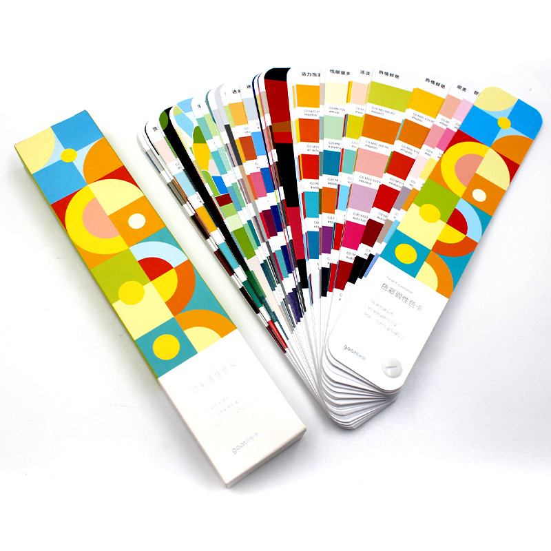 现货 色彩调性色卡 18种色彩调性 90组色彩搭配呈现 rgb cmyk 双色彩
