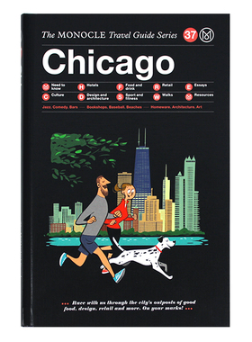 现货 Chicago 美国 芝加哥 The Monocle Travel Guide Series  城市旅行指南 英文原版 Gestalten出版