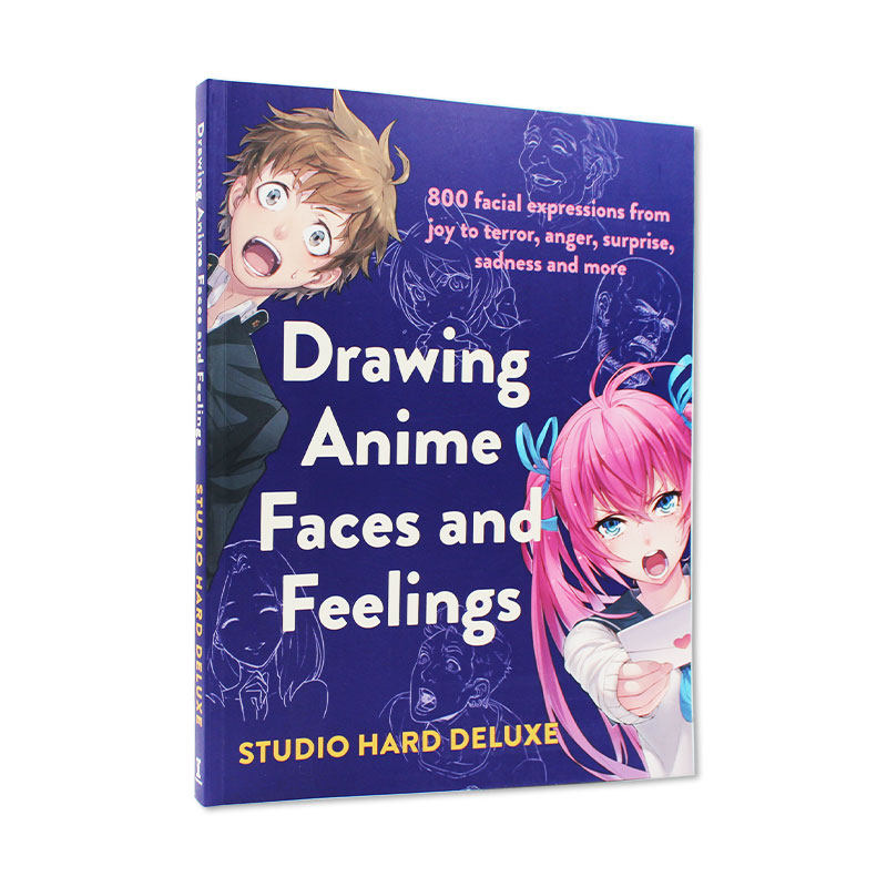 现货 Drawing Anime Faces and Feelings 动漫人物绘制教程 800种不同面部表情角色动漫绘画技能艺术绘画 英文原版