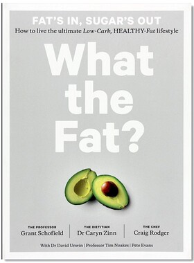 现货 What the Fat? 家庭主食食谱 LCHF膳食生活方式 营养膳食指南 英文原版
