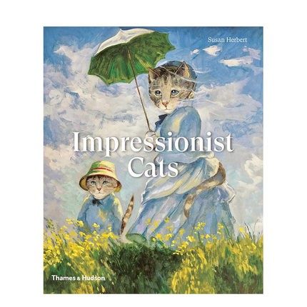 猫 古典典型印象派猫咪艺术画册 印象派大师伟大作品 莫奈 雷诺阿