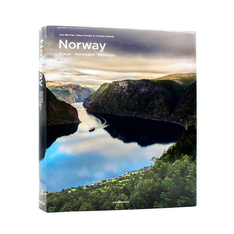 现货 精装 Norway 挪威 山脉 冰川和深凹的沿海峡湾 斯堪的纳维亚国家风景的多样性 季节的多样性 进口原版 多语种