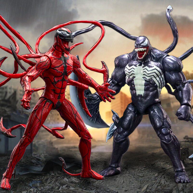 中动 漫威正版毒液手办 1:9可动人偶可动人偶绿巨人美国队长.