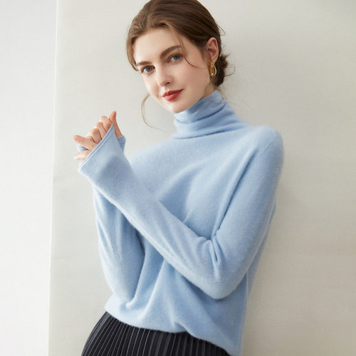 100%纯山羊绒衫女25秋冬季