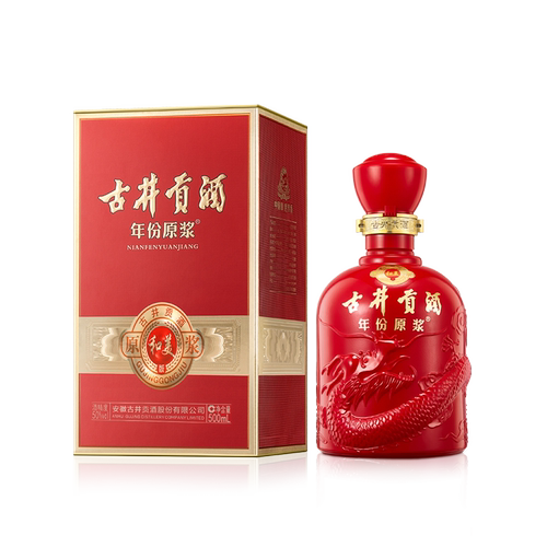 【官方直营】古井贡酒 年份原浆 和美版 50度500mL*6瓶白酒