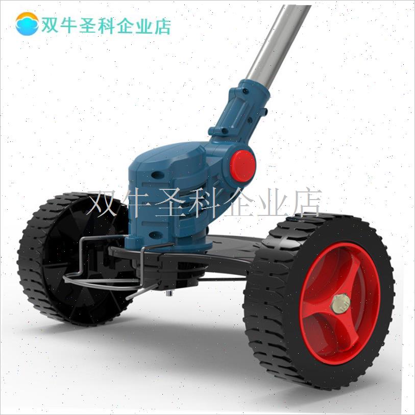 割草机配件行走轮打草机通用草坪修剪平行P轮子电动除草机滚轮.