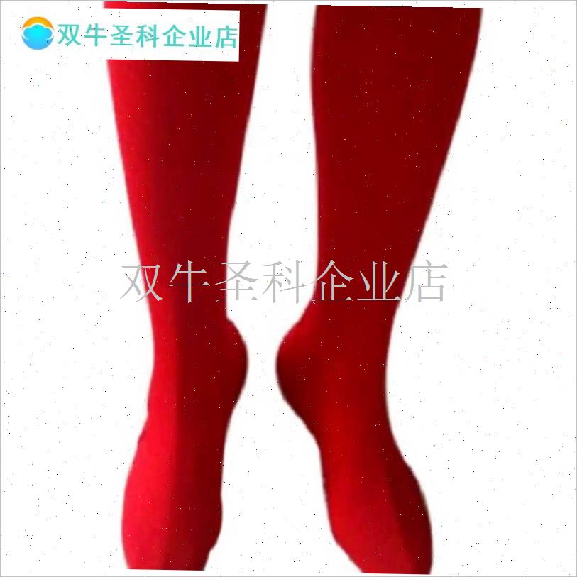 成人舞蹈鞋套脚套蒙古藏族靴套水兵G舞广场舞袜套儿童演出长筒红.