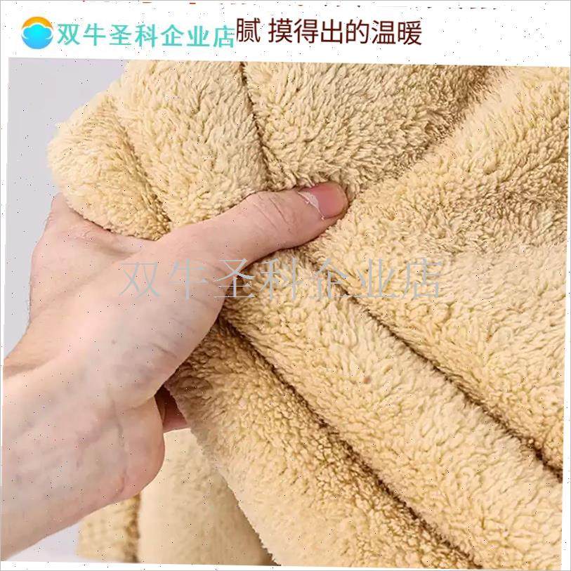 棉裤男加绒加厚冬季外穿保暖抗寒宽松休闲中X老年羊羔绒裤.