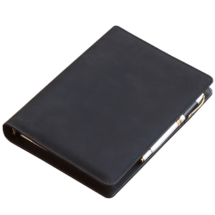 活页笔记本a4活页本可拆卸b5商务笔记本子六孔夹九孔a5活页本子软皮四孔外壳简约皮面硬壳记事本可换页定制