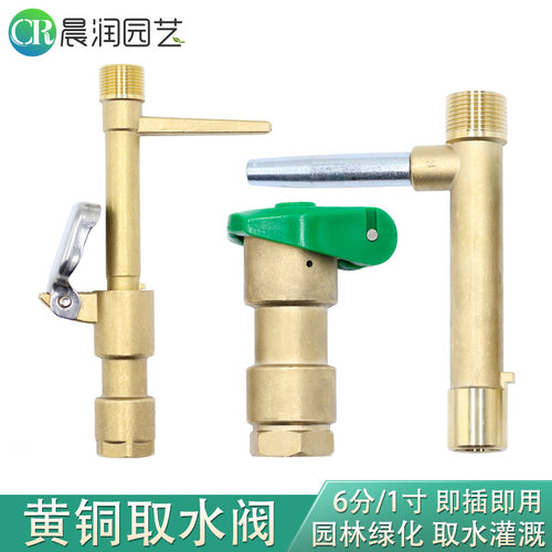 铜取水阀园林绿化取水器地插杆