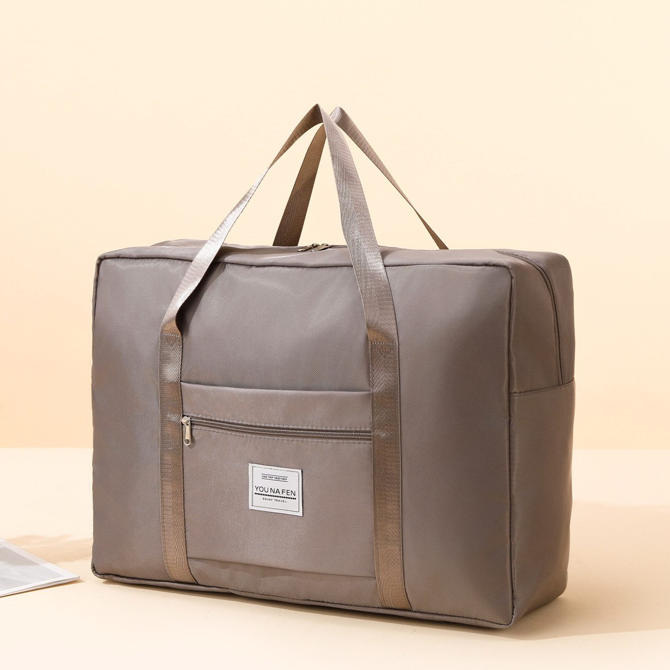 大容量纯色旅行提包男女手提轻便结实便携登机包行李袋待产收纳包,箱包皮具/热销女包/男包,旅行袋,淘宝优惠券,粉丝福利购,淘宝优惠卷