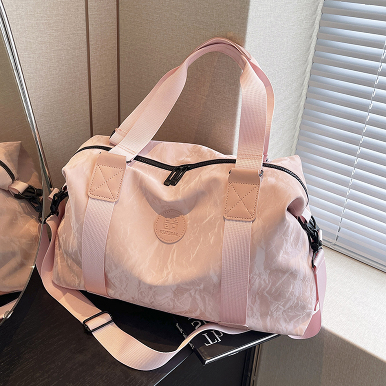 大容量短途旅行包男女手提健身包单肩潮流出差便携收纳袋轻旅行包,箱包皮具/热销女包/男包,旅行袋,淘宝优惠券,粉丝福利购,淘宝优惠卷