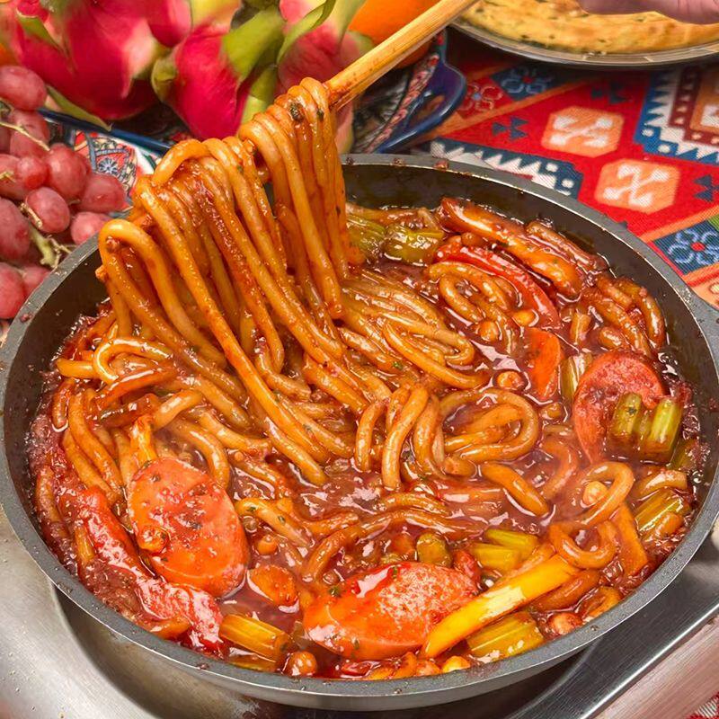 【胖小安新疆炒米粉 】爆辣炒米粉湿粉方便速食酱香香辣270g/袋