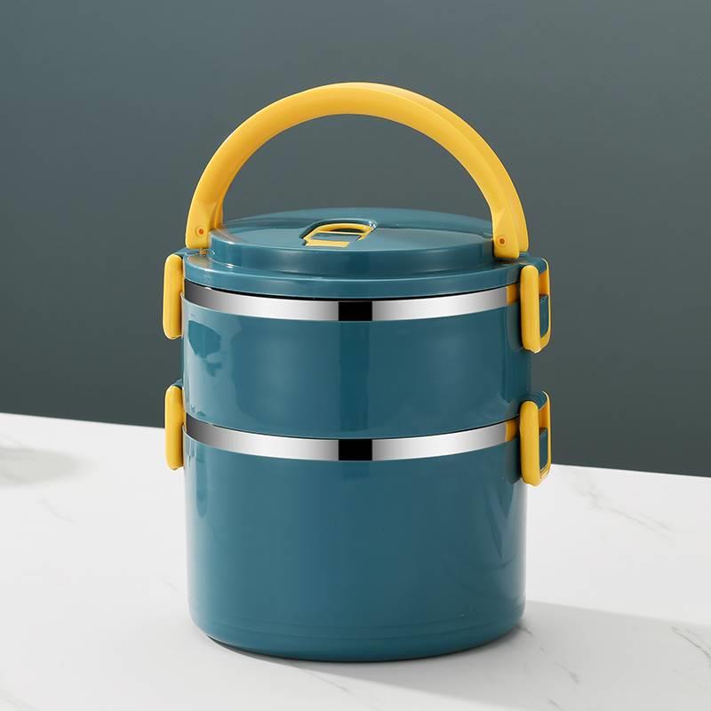 保温饭盒上班族超长保温饭桶不锈钢保温桶袋餐盒饭盒学生女便当盒