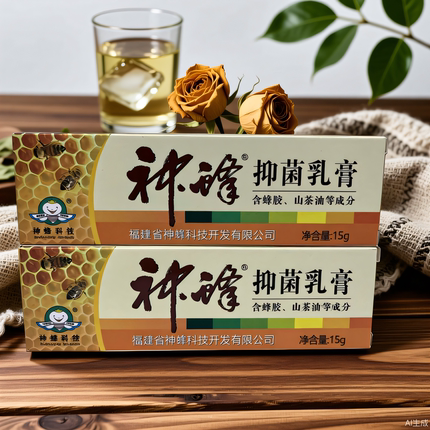 农大神蜂科技蜂胶乳膏15g抑制葡萄球菌大肠杆菌白色念珠球菌