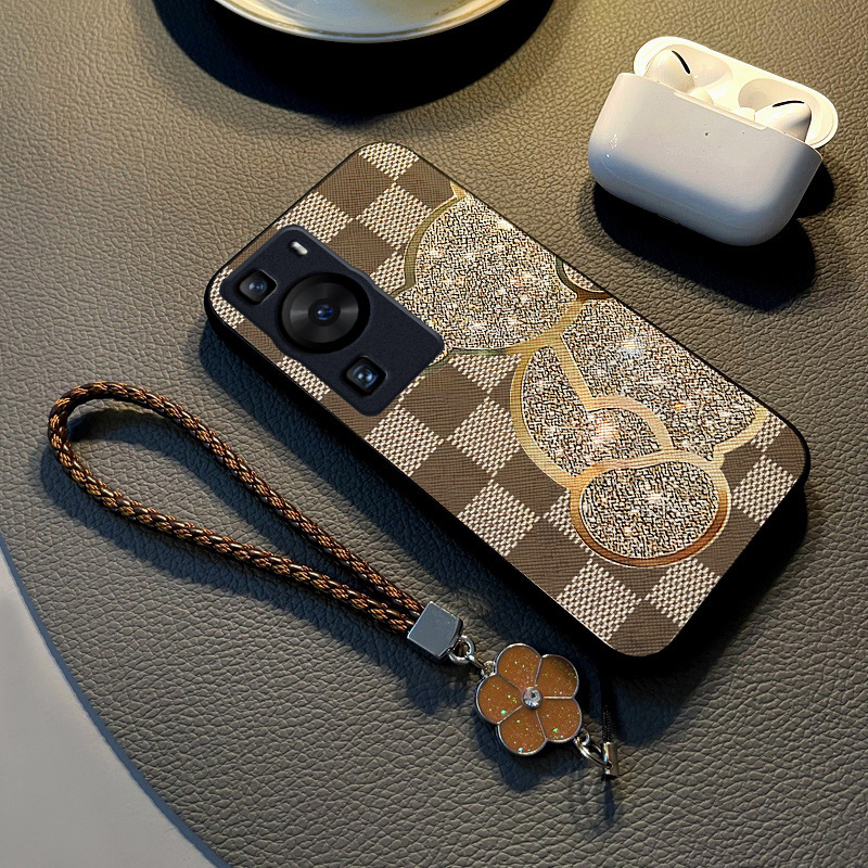 适用布纹华为p60手机壳卡通