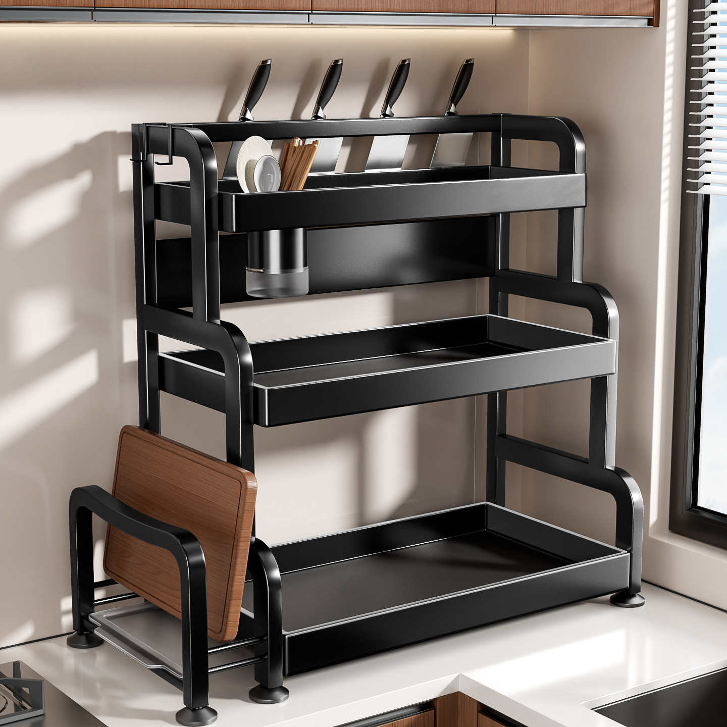 厨房多功能调料品收纳架