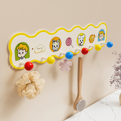 多巴胺挂钩免打孔浴室卫生间置物架门后收纳挂衣架强承重墙上壁挂