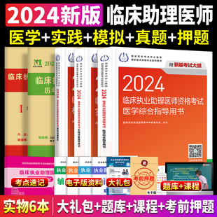 医学综合指导用书实践技能模拟试卷解析全套送职业助理医师冲刺模考高频考点历年真题 新版 2024年临床执业助理医师考试书2024人卫版