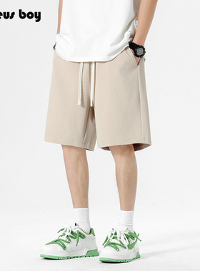 ProteusBoy短裤男夏季男士日系透气直筒宽松户外运动休闲五分中裤