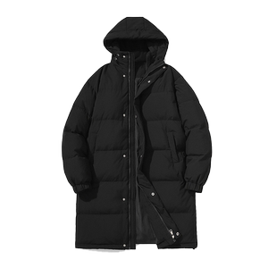 ProteusBoy羽绒服男冬季2024新中长款85%白鸭绒保暖防风连帽外套