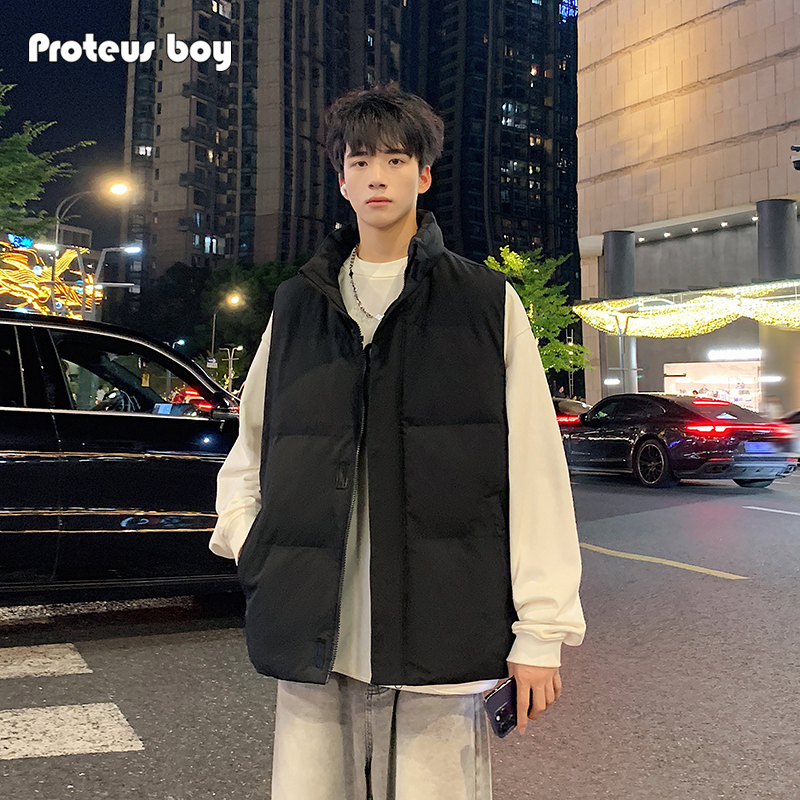ProteusBoy时尚潮牌棉马甲