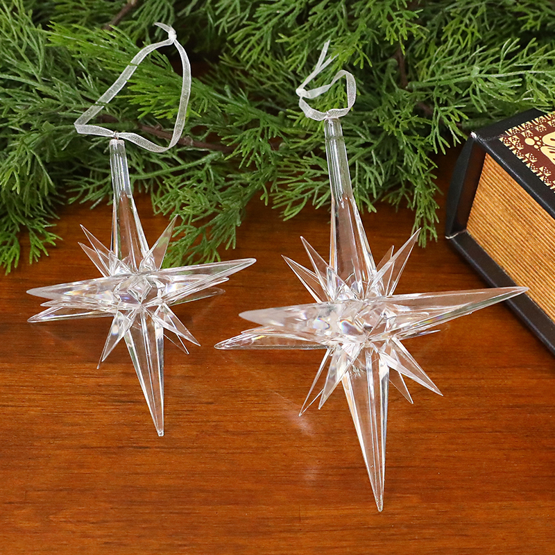 圣诞节装饰品水晶小挂件