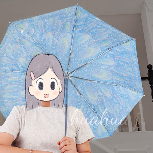 梦幻流光高颜值钛银超防晒晴雨伞