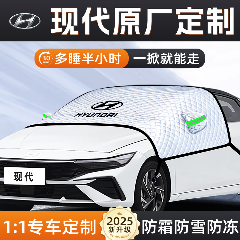 【适用于现代】汽车遮雪挡