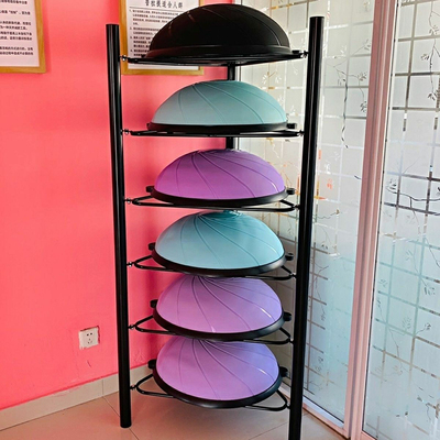 波速球收纳架子多层瑜伽垫展示架