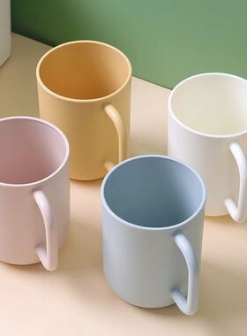 4个装加厚刷牙漱口杯家用情侣牙刷杯学生宿舍高颜值刷牙杯子套装