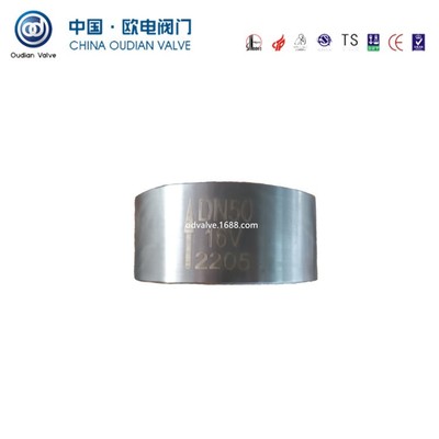 对夹止回阀双相钢H71W-40V2205材质对夹升降式止回阀
