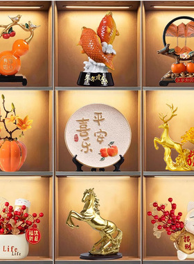 现代酒柜装饰品摆件轻奢高档客厅新款家居房餐边电视柜展示柜