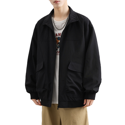 回力棒球服工装外套男士飞行夹克