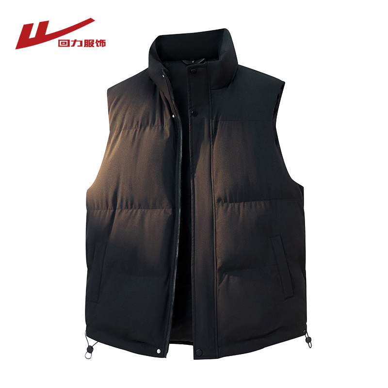 回力美式潮牌立领棉马甲男士秋冬