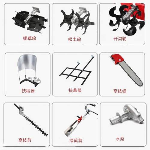 GX35汽油四冲式割草机背负式大功率割灌机多功能除草机打草机