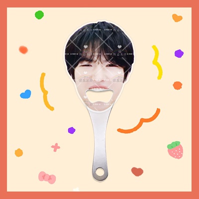 nctwish广濑辽前田陆 亚克力汽水瓶啤酒开瓶器起盖器明星大嘴DIY