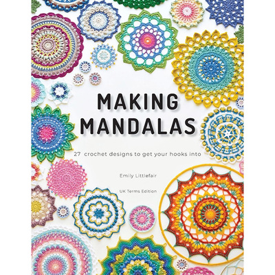 现货 Making Mandalas 27种曼陀罗钩针编织设计图案工艺品书 英文版 原版进口图书