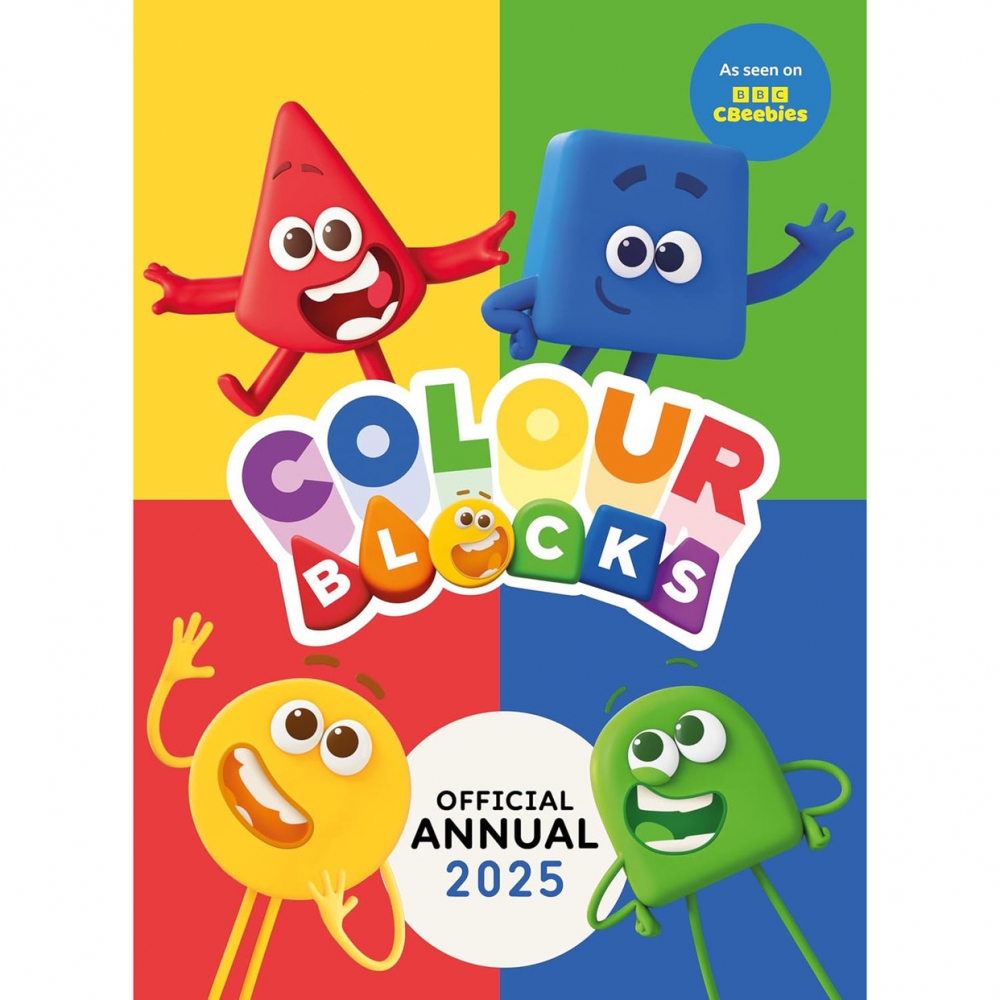 现货 Colourblocks Annual 2025- Kids Activity Book, Stories, Puzzles and Games for Preschool Ages 3-6 Years儿童学习年刊
