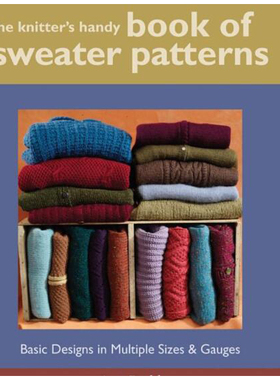 现货 Knitter's Handy Book Of Sweater Pattern编织针织毛衣图书