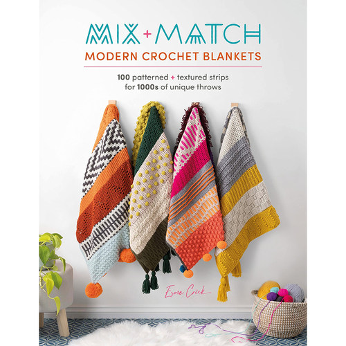 现货 Mix and Match Modern Crochet Blankets钩针毯子手工编织书原版进口图书
