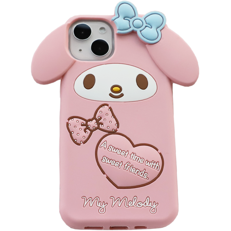 美乐蒂适用iphone16/15/14promax手机壳13/12mini苹果11pro可爱xs max卡通xr全包7/