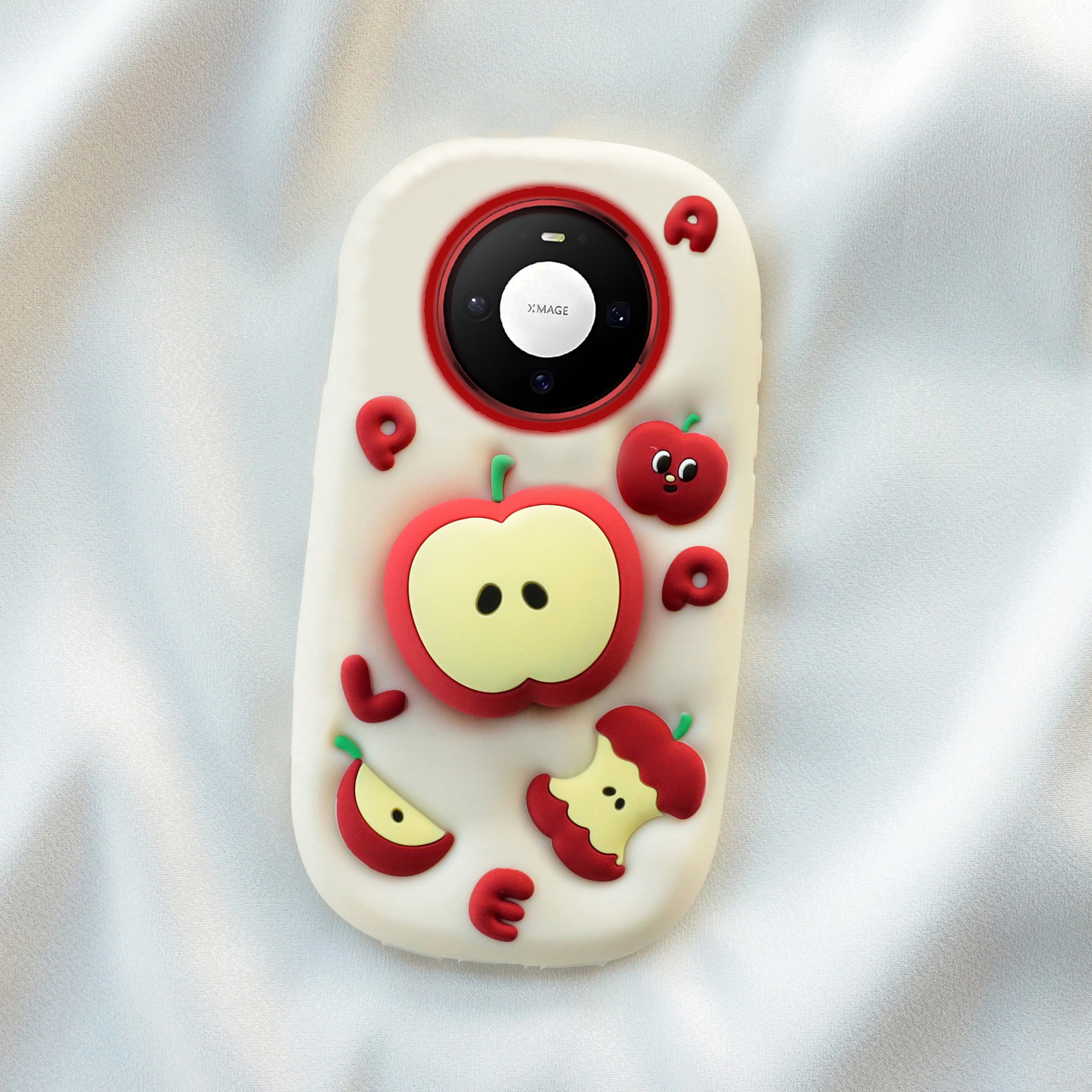 立体支架苹果适用华为pura80手机壳mate60pro可爱p70卡通nova15全包边14保护13加厚12软硅胶套11荣耀500新款