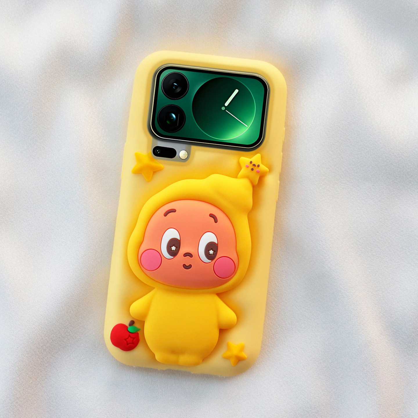 支架星星人适用小米17promax手机壳米15/14可爱卡通mi13全包边保护红米k80pro加厚防摔k70软硅胶套创意女新款