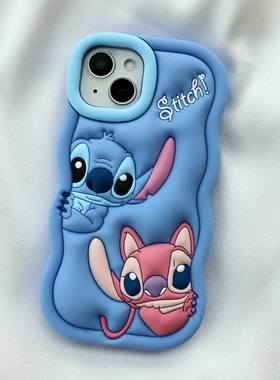 立体怪兽适用iphone16/15/14苹果13promax手机壳12pro卡通11全包xr加厚se防摔xs max软硅胶套7/8plus新款5/6s