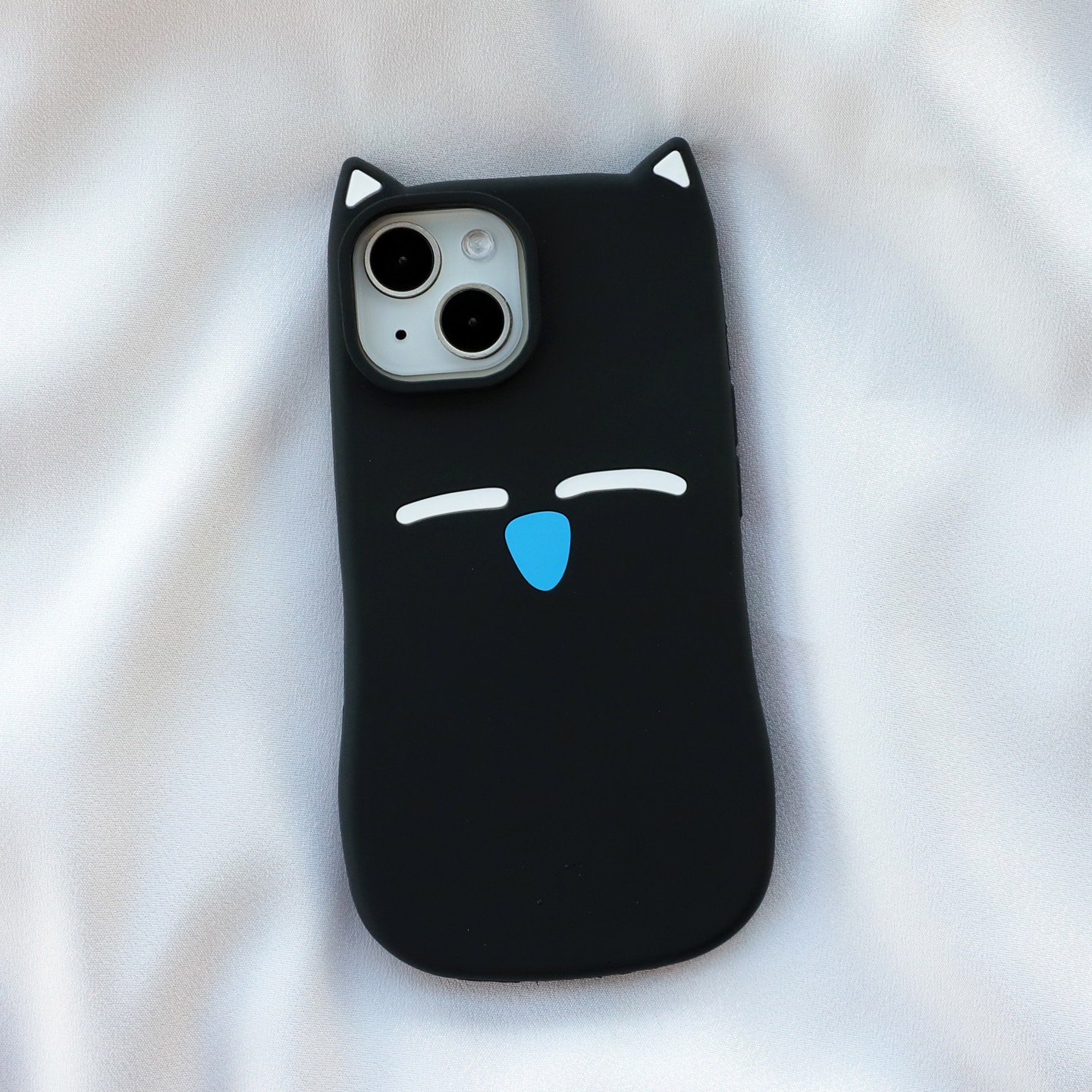 苹果简约硅胶全包边卡通手机壳