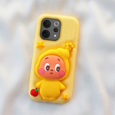 vivo立体硅胶全包边卡通星星人