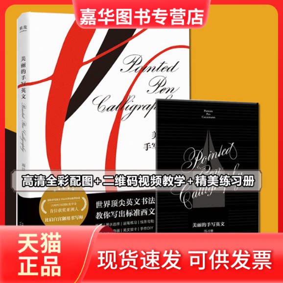 【正版现货】 美丽的手写英文 雨泣 著 天津人民出版社