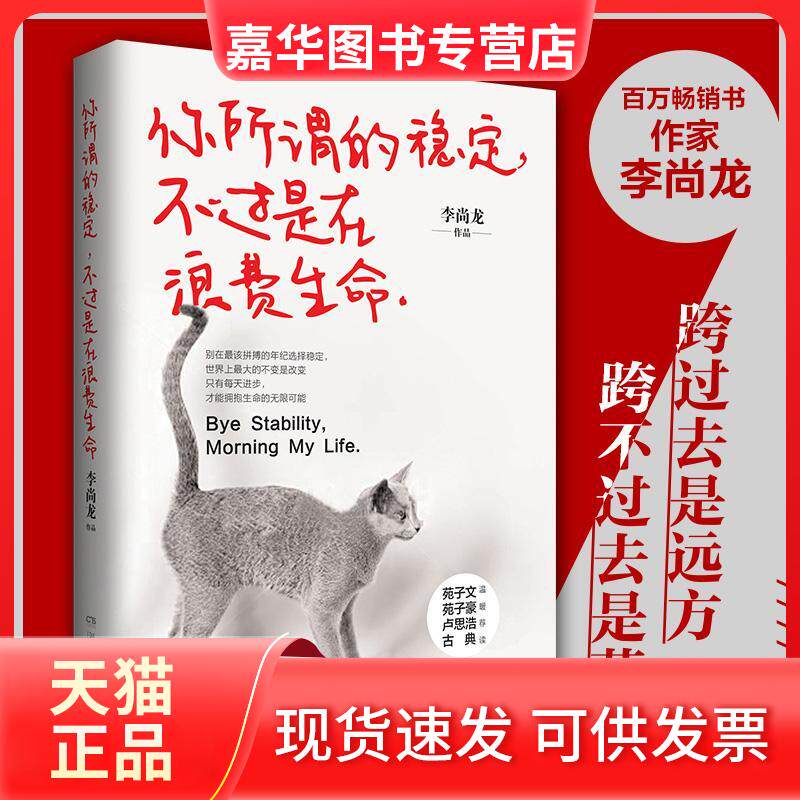 【正版现货】 你所谓的稳定,不过是在浪费生命 李尚龙 湖南文艺出版社